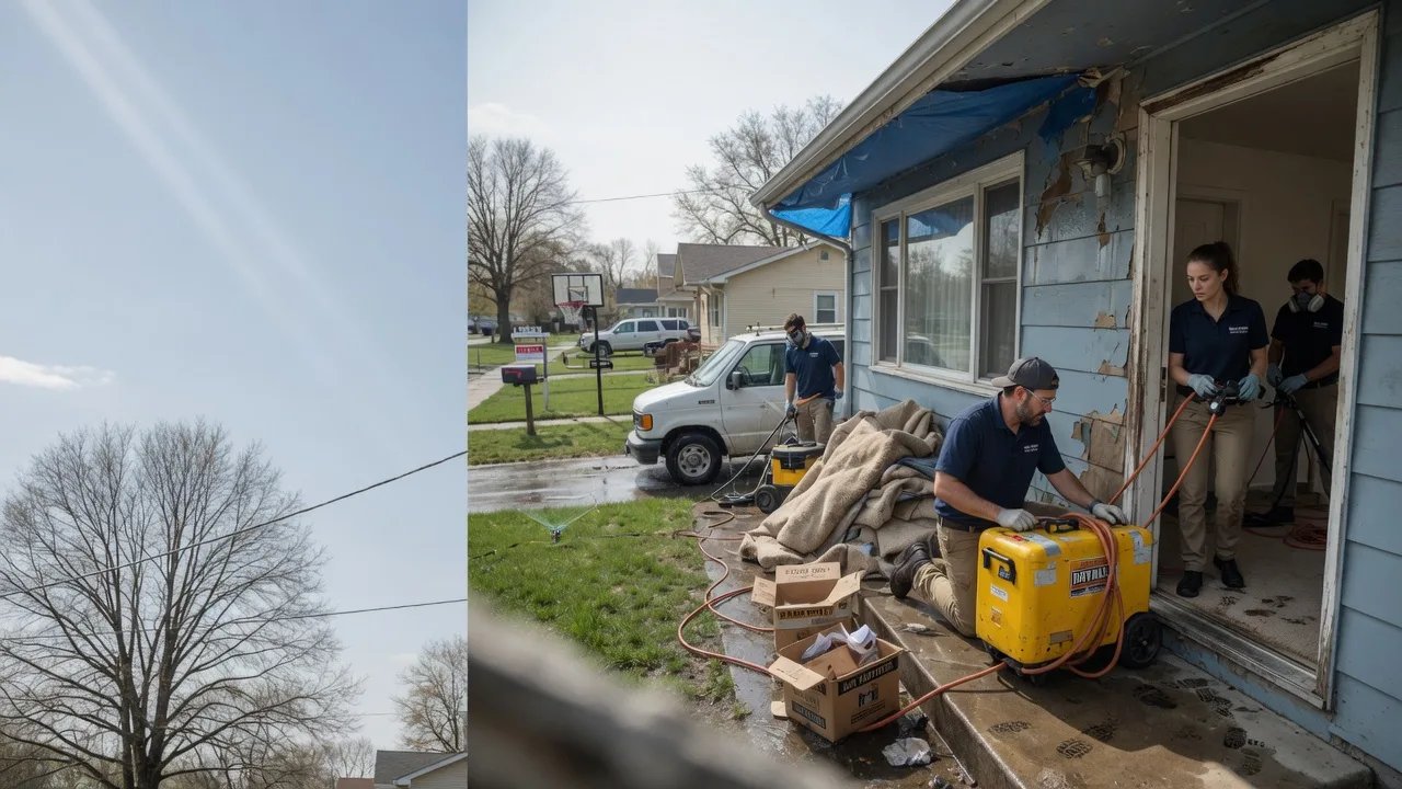 Basement Flood Cleanup in Schooleys Mountain, NJ near me